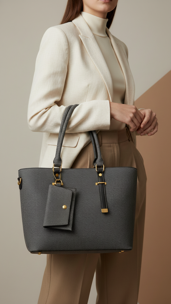 Black Formal Hand Bag P36156