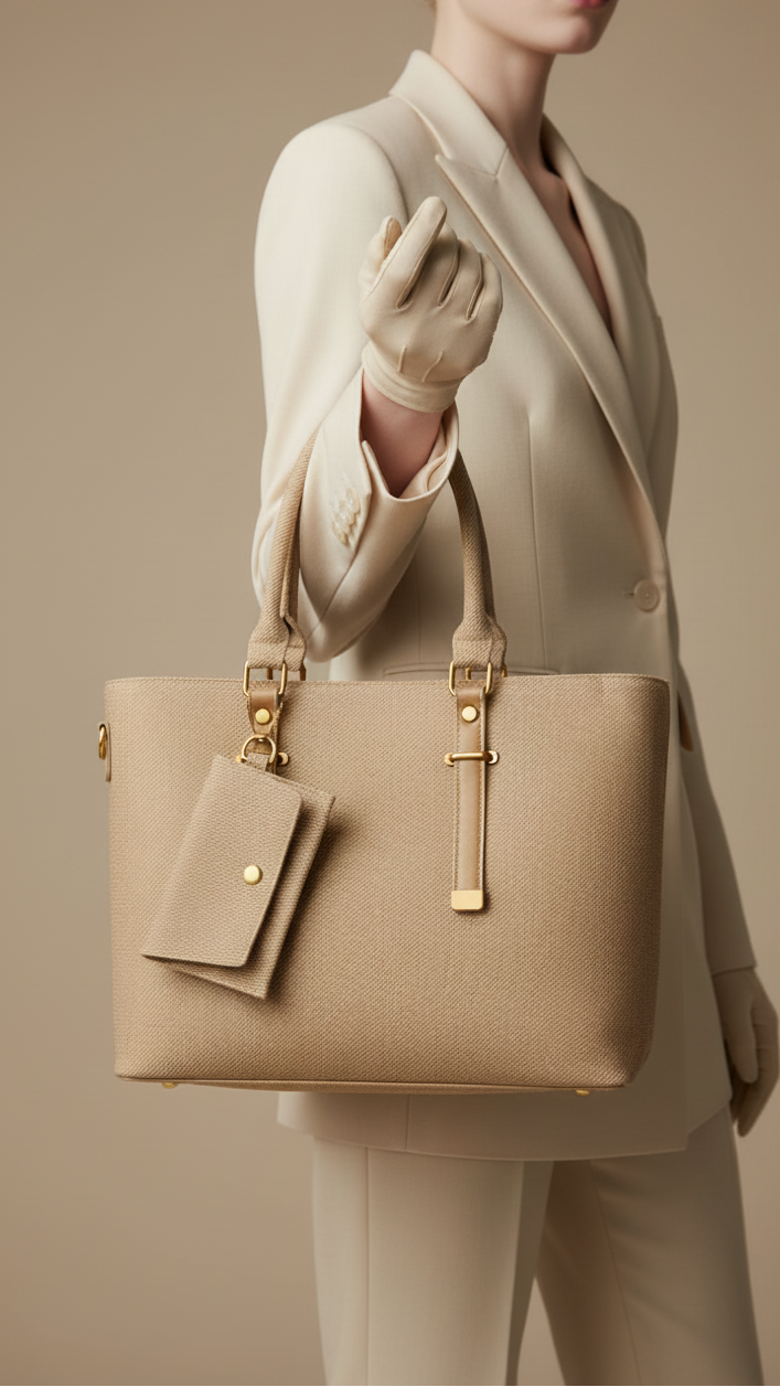 Brown Formal Hand Bag P36156