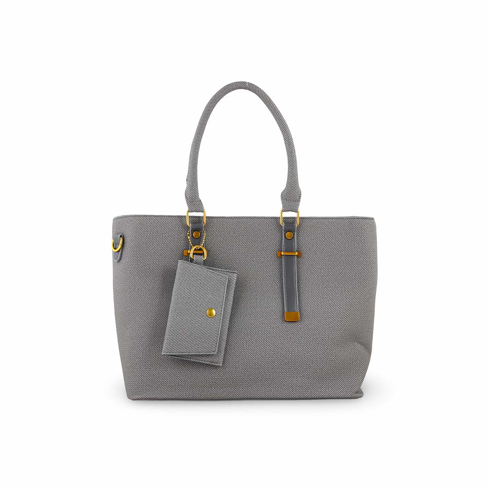 Grey Formal Hand Bag P36156