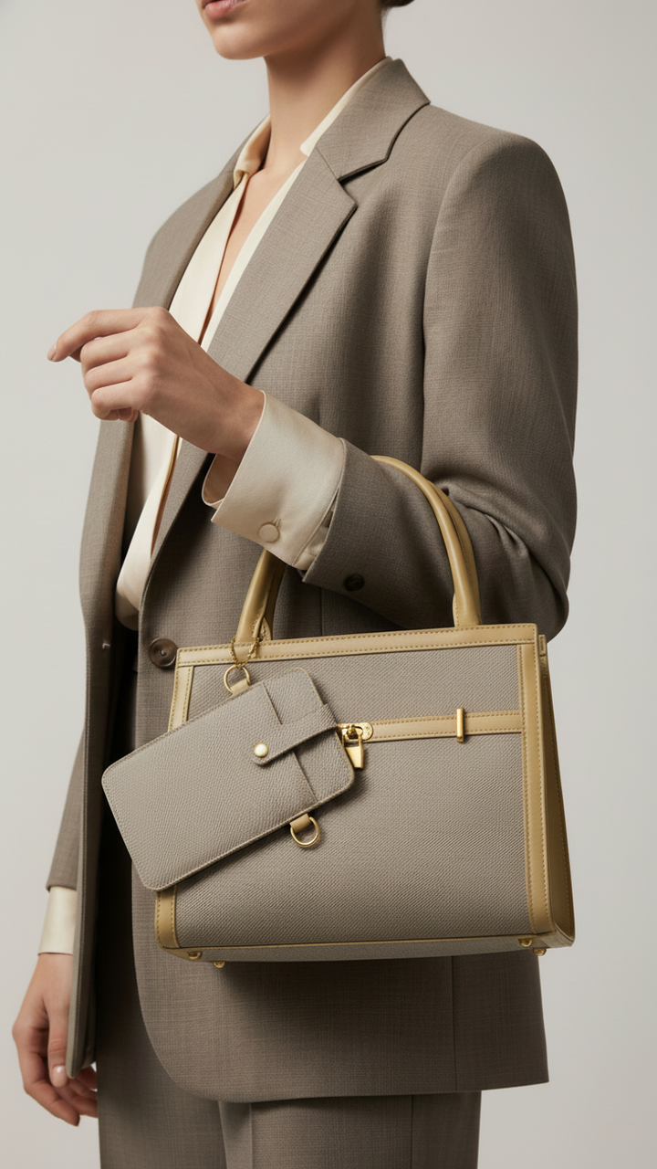 Fawn Formal Hand Bag For Women P36157