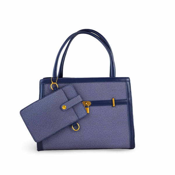 Blue Formal Hand Bag P36157