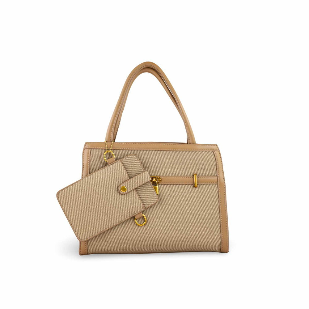 Apricot Formal Hand Bag For Women P36157