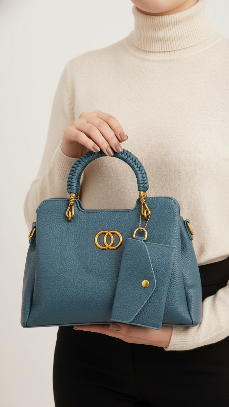 Blue Formal Hand Bag P36160