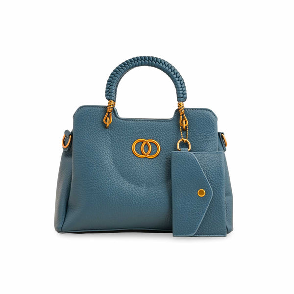 Blue Formal Hand Bag P36160