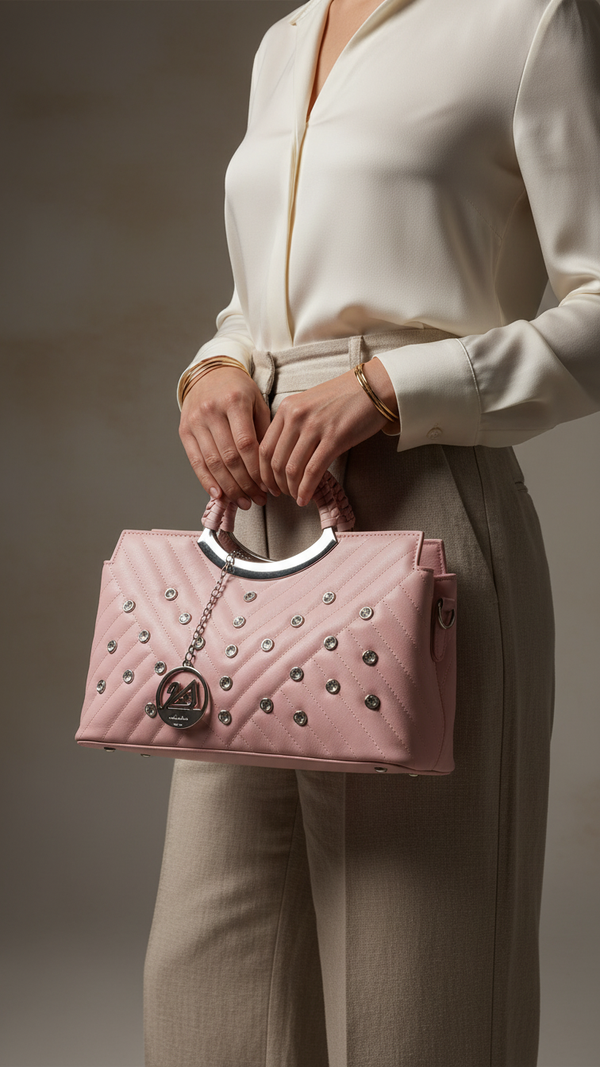 Pink Formal Hand Bag P36161