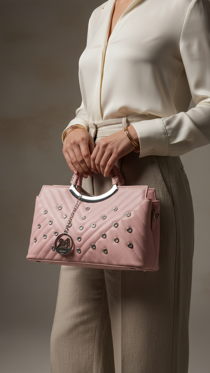 Pink Formal Hand Bag P36161