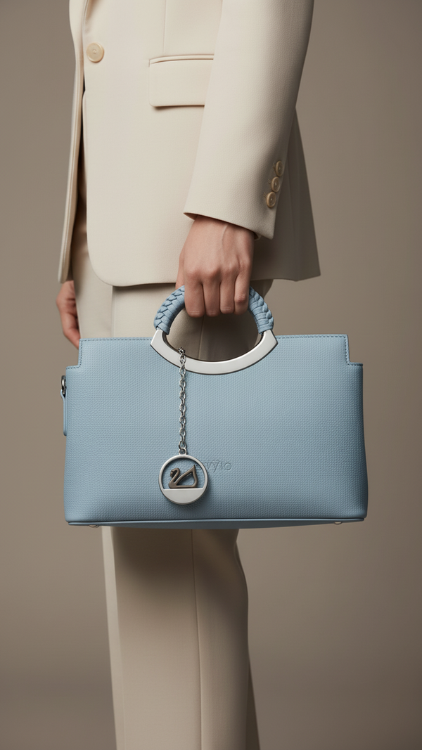 Blue Formal Hand Bag P36165