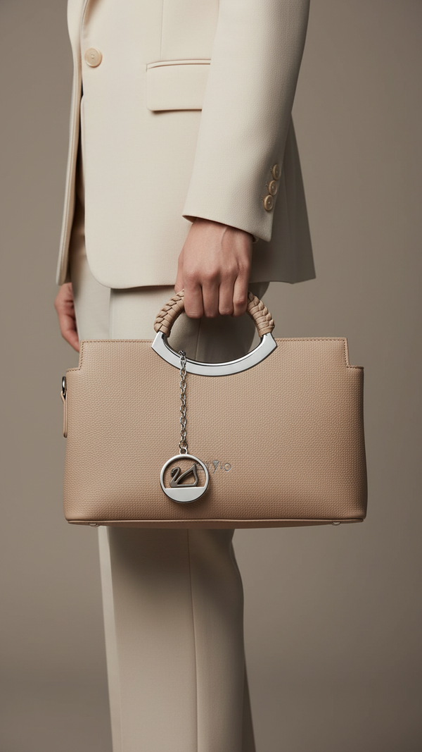 Khaki Formal Hand Bag P36165