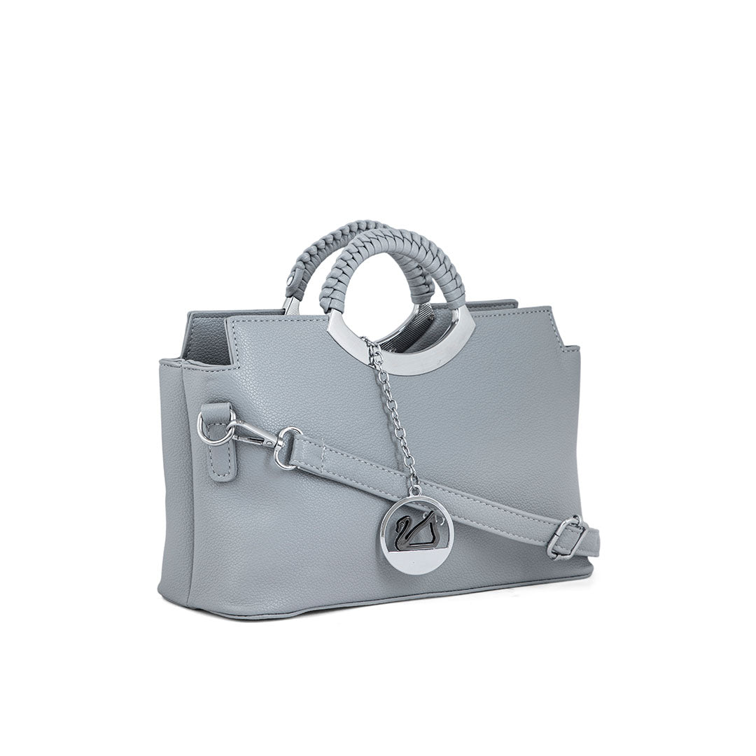 Grey Formal Hand Bag P36165