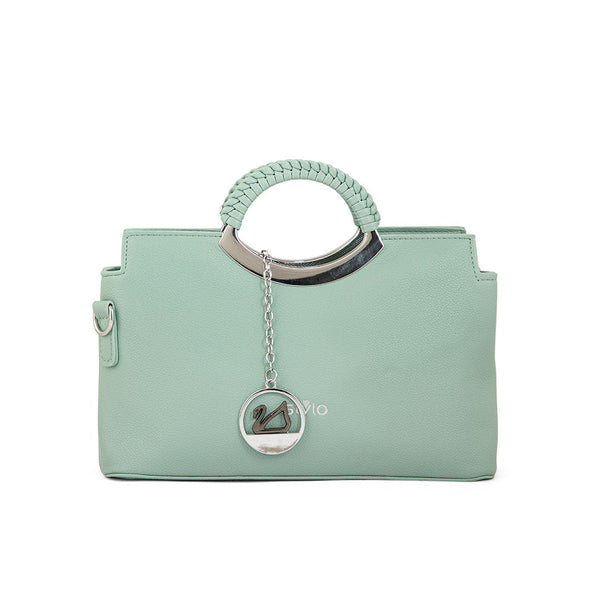 Green Formal Hand Bag P36165
