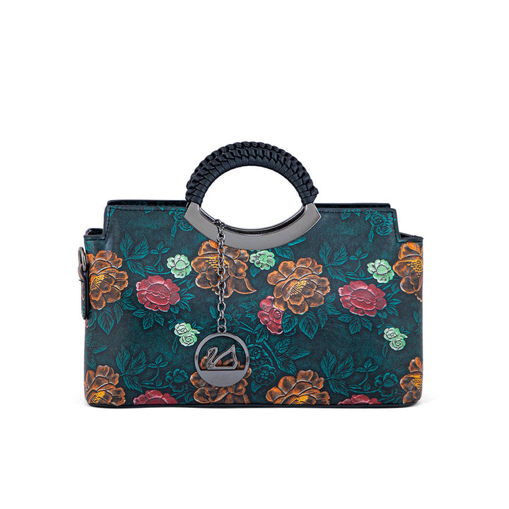 Green Formal Hand Bag For Women P36168