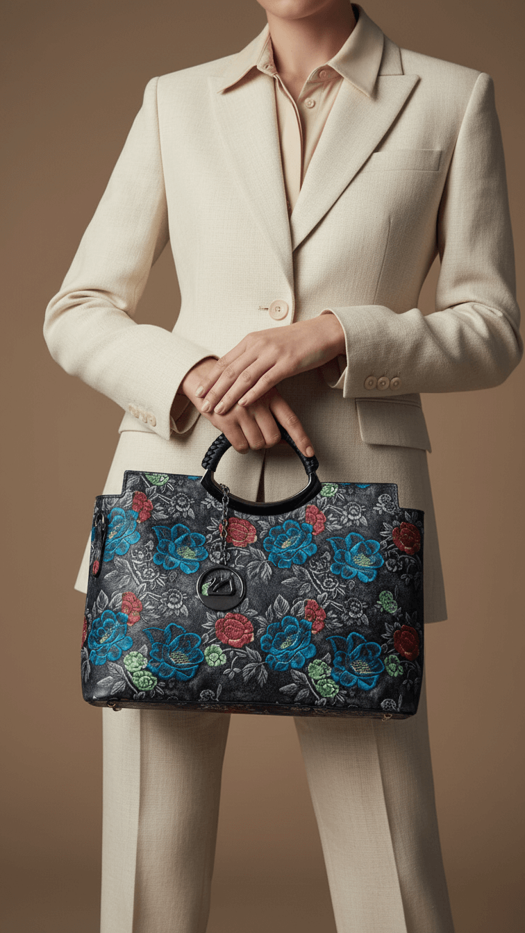 Black Formal Hand Bag P36169