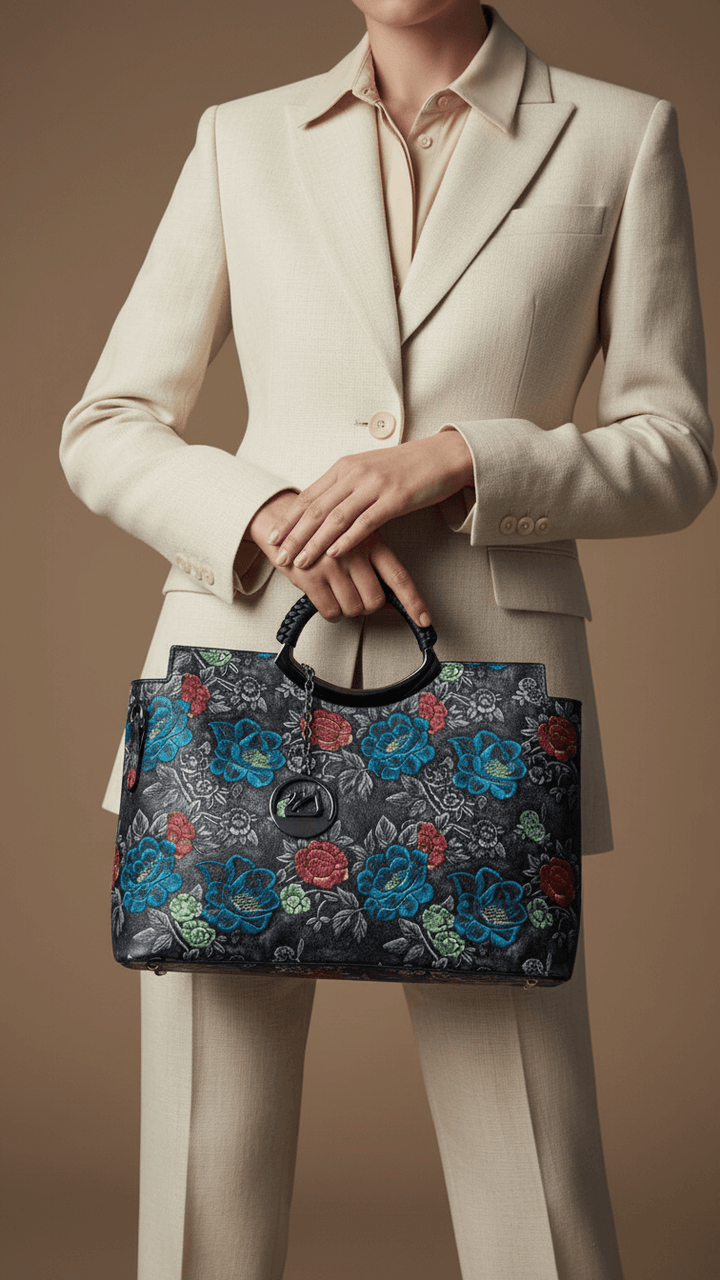 Black Formal Hand Bag P36169