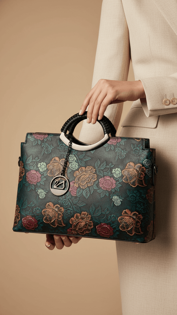 Green Formal Hand Bag P36169