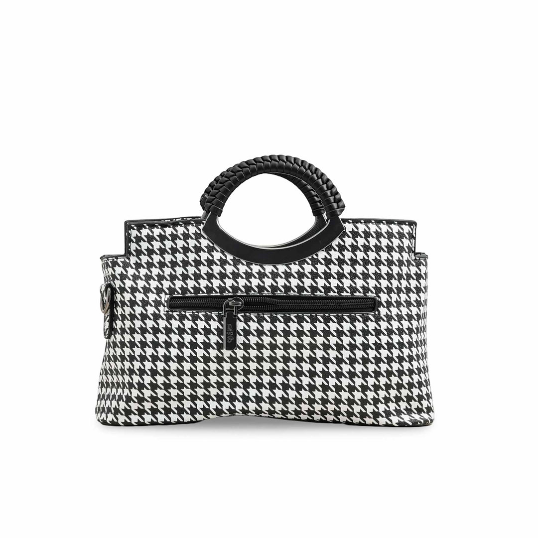 White Formal Hand Bag P36170