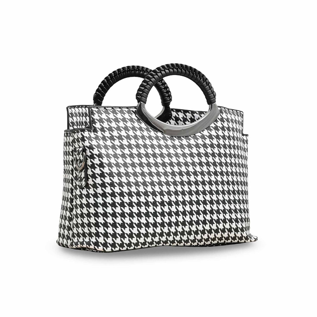 White Formal Hand Bag P36170