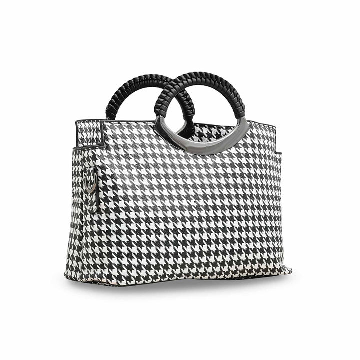 White Formal Hand Bag P36170