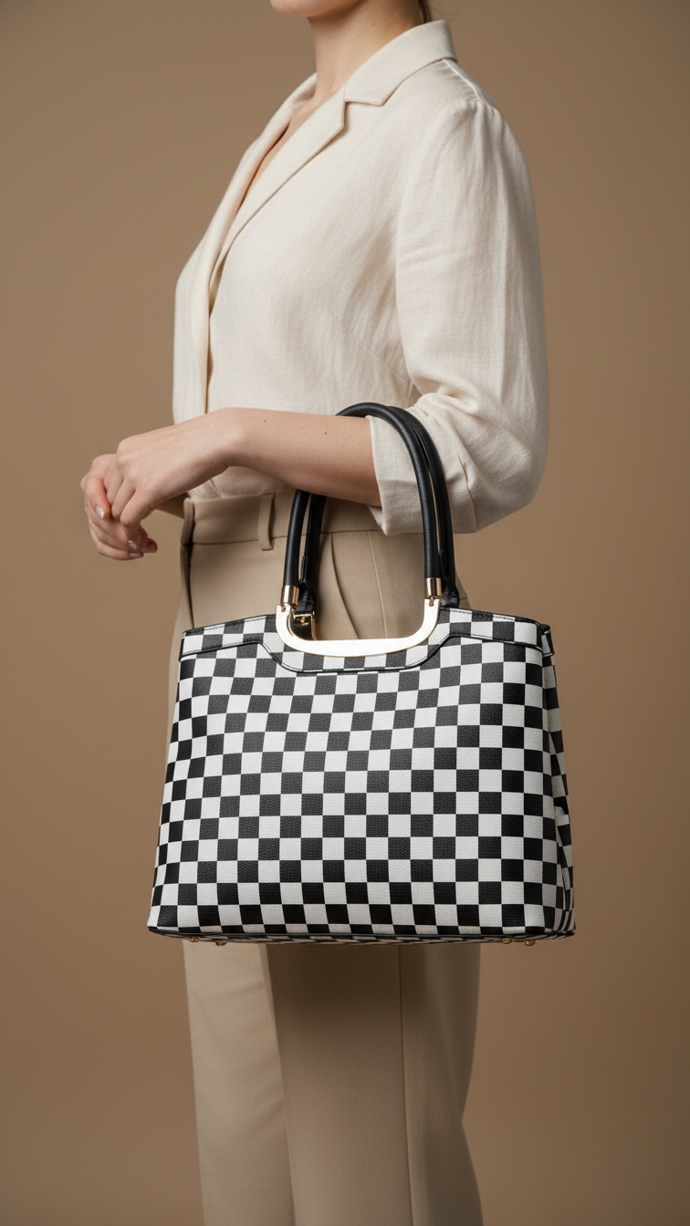 Black Formal Hand Bag P36173