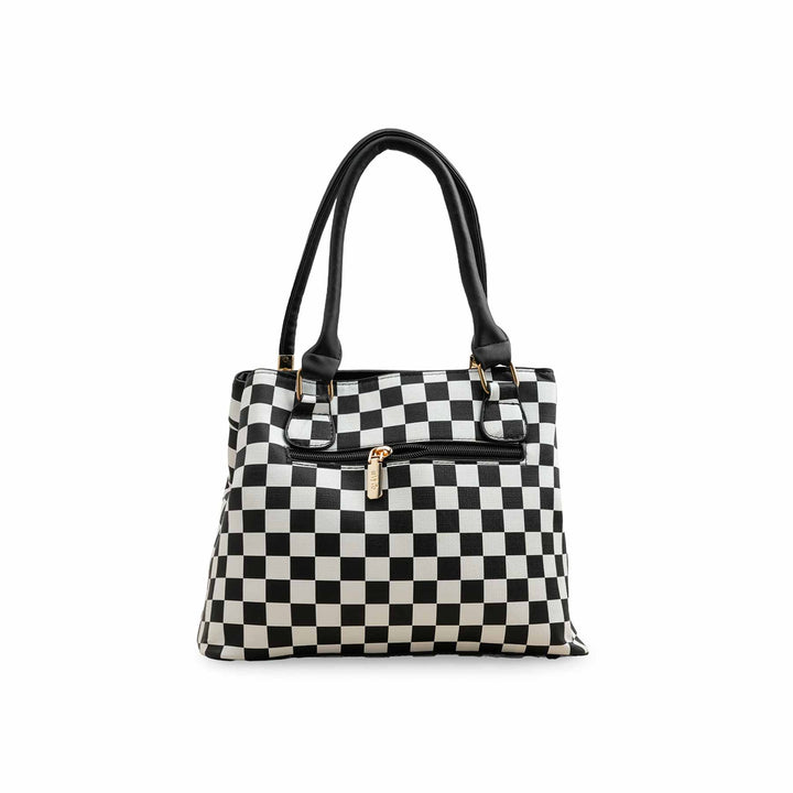 White Formal Hand Bag P36174