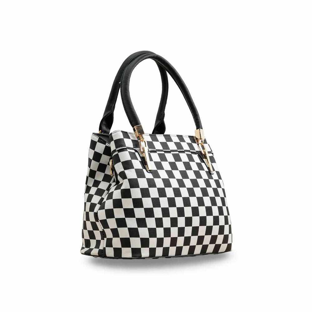 White Formal Hand Bag P36174
