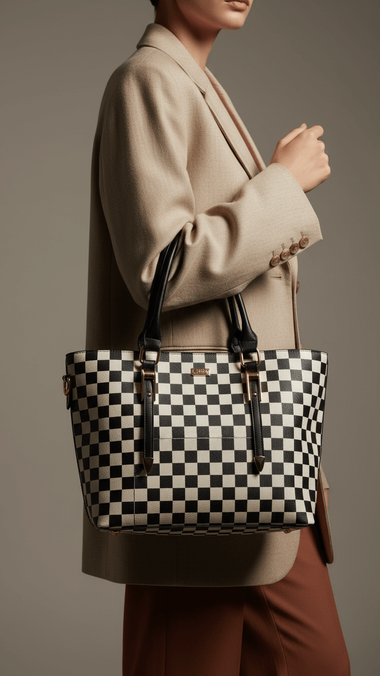 Black Formal Shoulder Bag P36175
