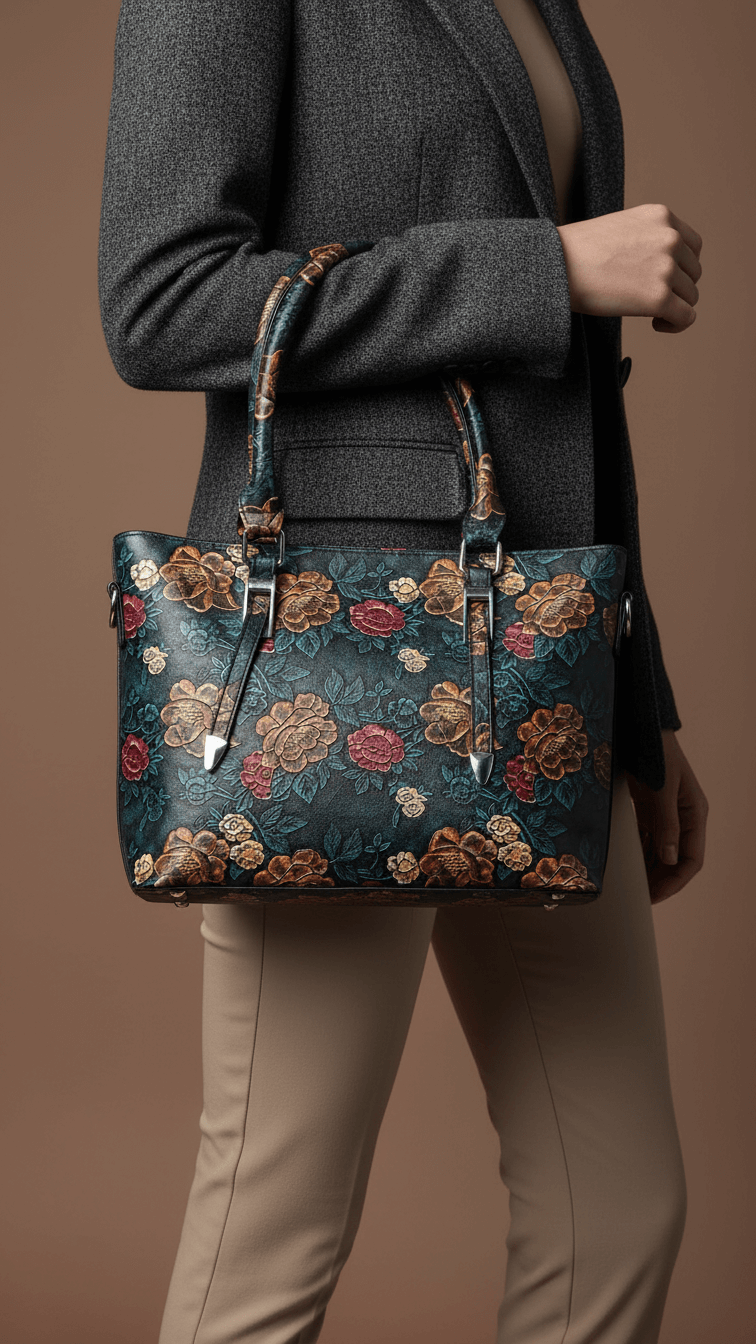 Brown Formal Shoulder Bag P36180