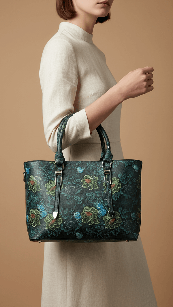 Green Women Formal Shoulder Bag P36180