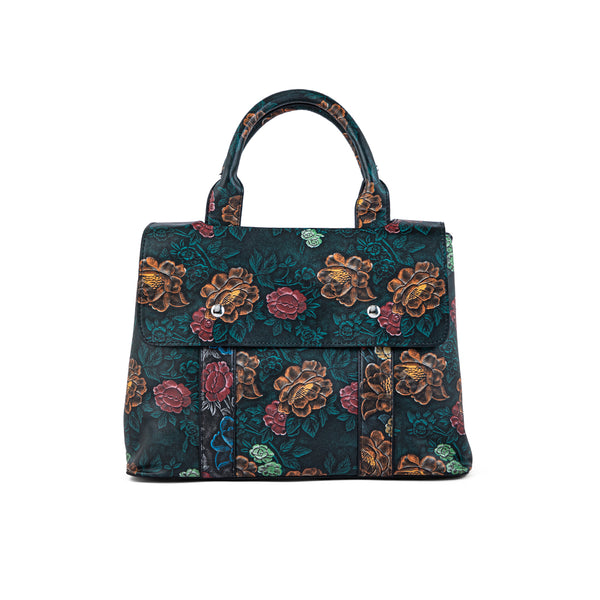 Green Formal Hand Bag P36181