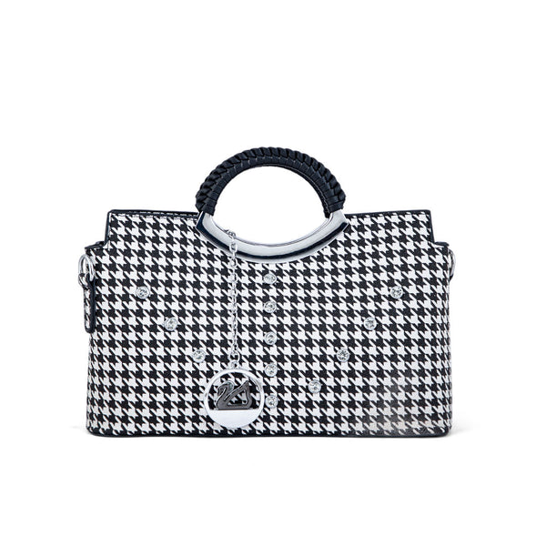 White Formal Hand Bag P36186