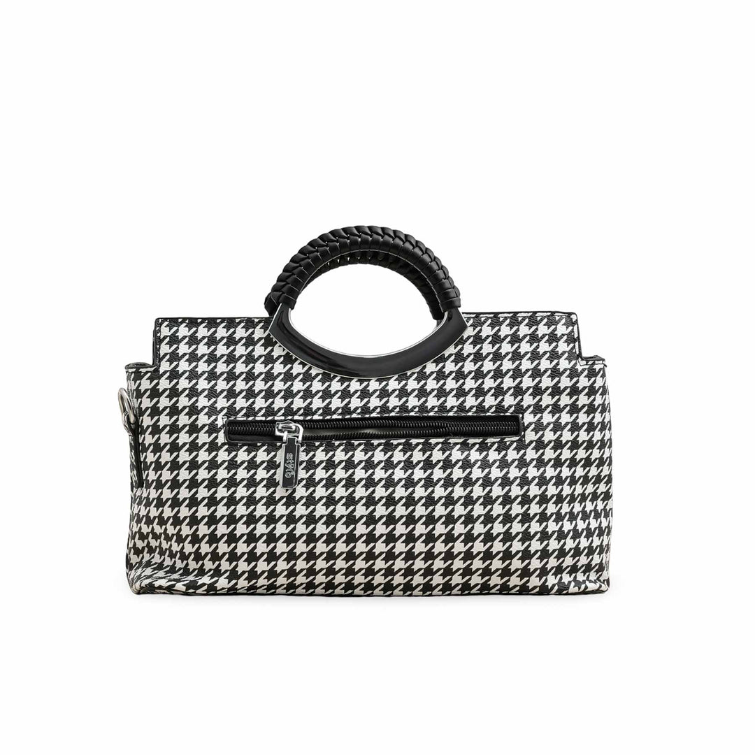 White Formal Hand Bag P36187