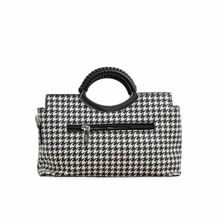 White Formal Hand Bag P36187