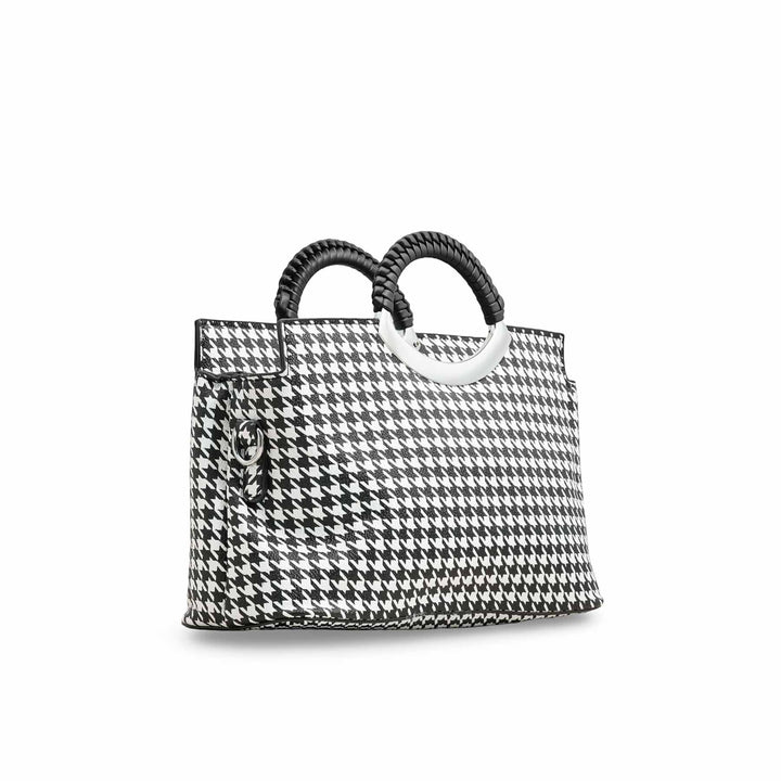 White Formal Hand Bag P36189