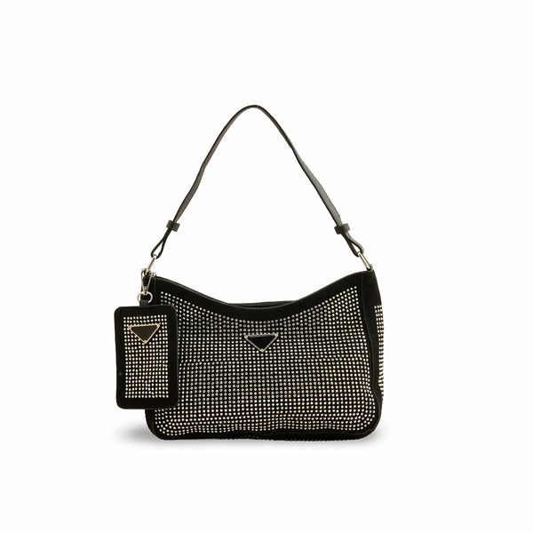 Silver Fancy Hand Bag For Ladies P36196