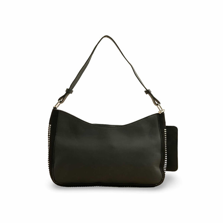 Silver Fancy Hand Bag For Ladies P36196