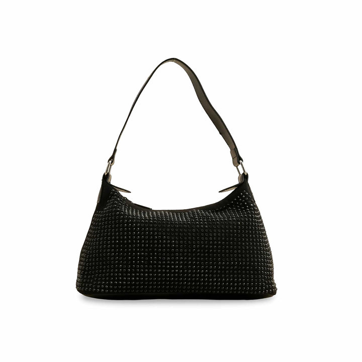 Black Fancy Hand Bag For Ladies P36197