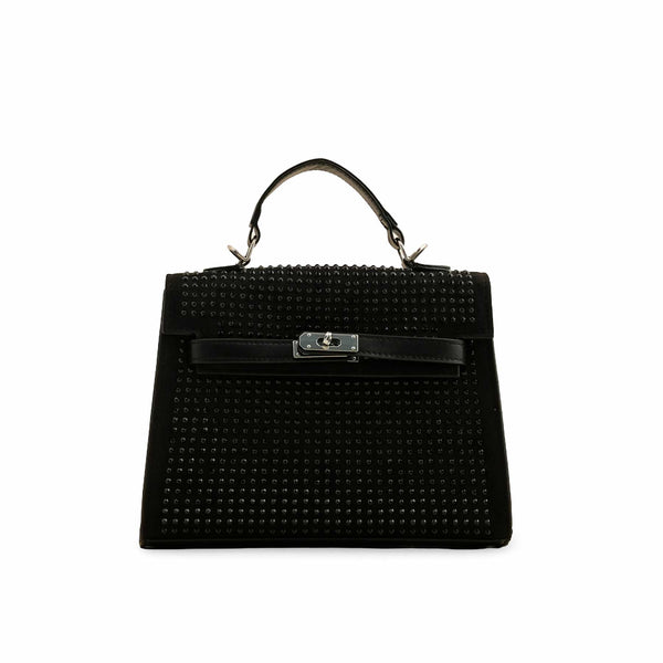 Black Fancy Hand Bag P36198