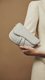 White Fancy Hand Bag P36200
