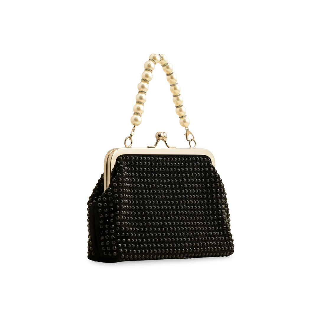 Black Fancy Clutch P36203