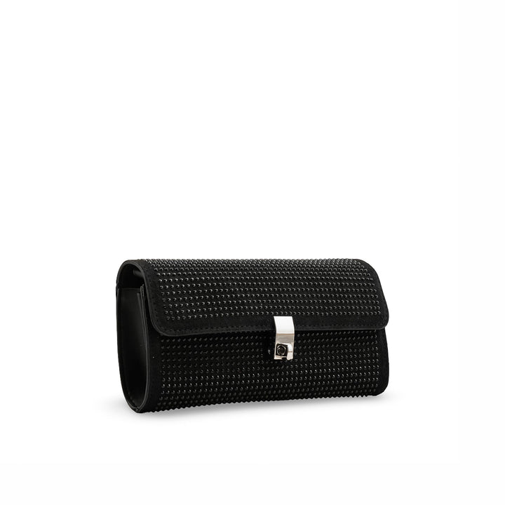 Black Fancy Shoulder Bag For Women P36205