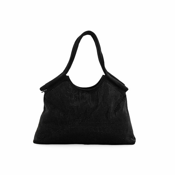 Black Fancy Hand Bag For Women P36206