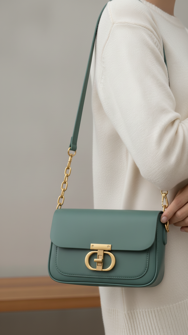 Green Formal Pouch P36207