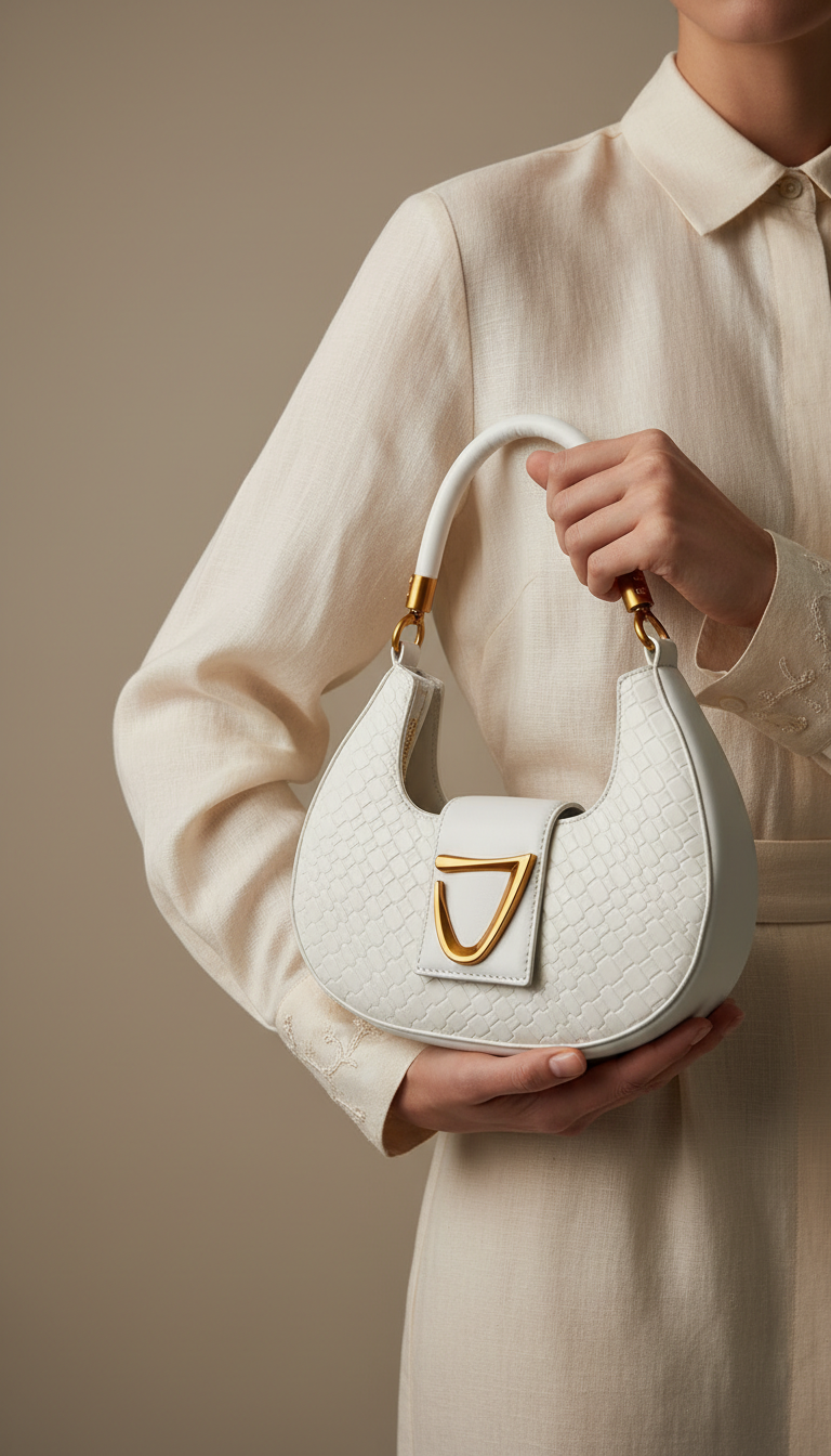 White Formal Pouch P36210