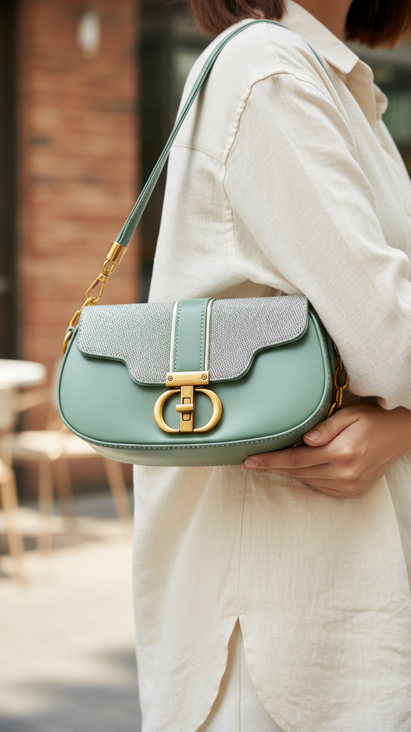 Green Shoulder Bag P36215