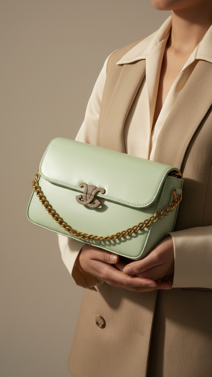 Green Formal Pouch P36216