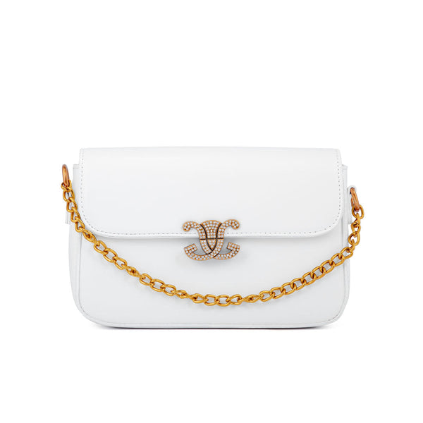 White Formal Pouch P36216