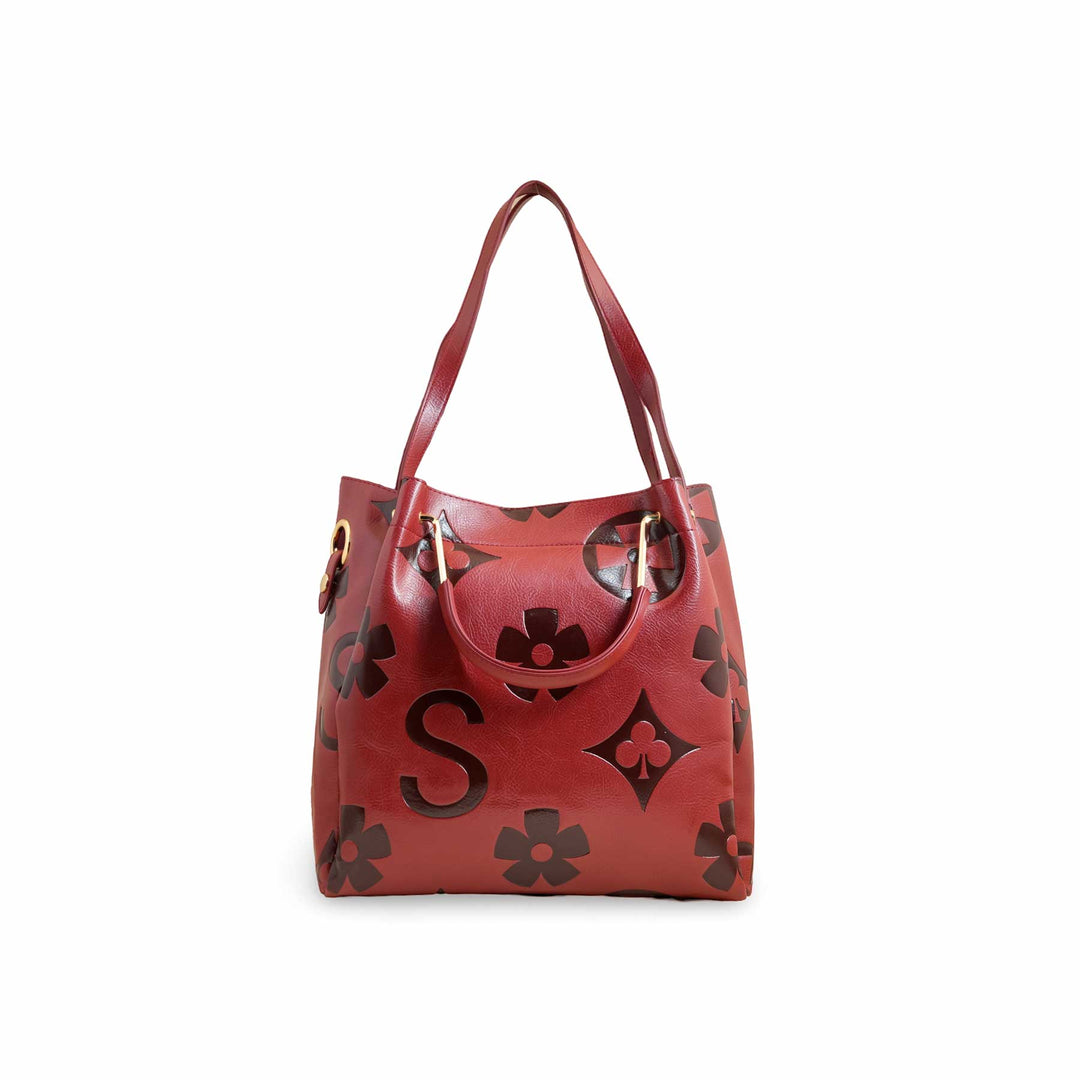 Red Formal Hand Bag For Women P36220