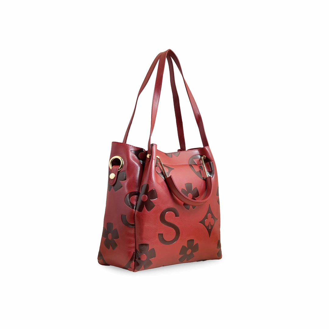 Red Formal Hand Bag For Women P36220