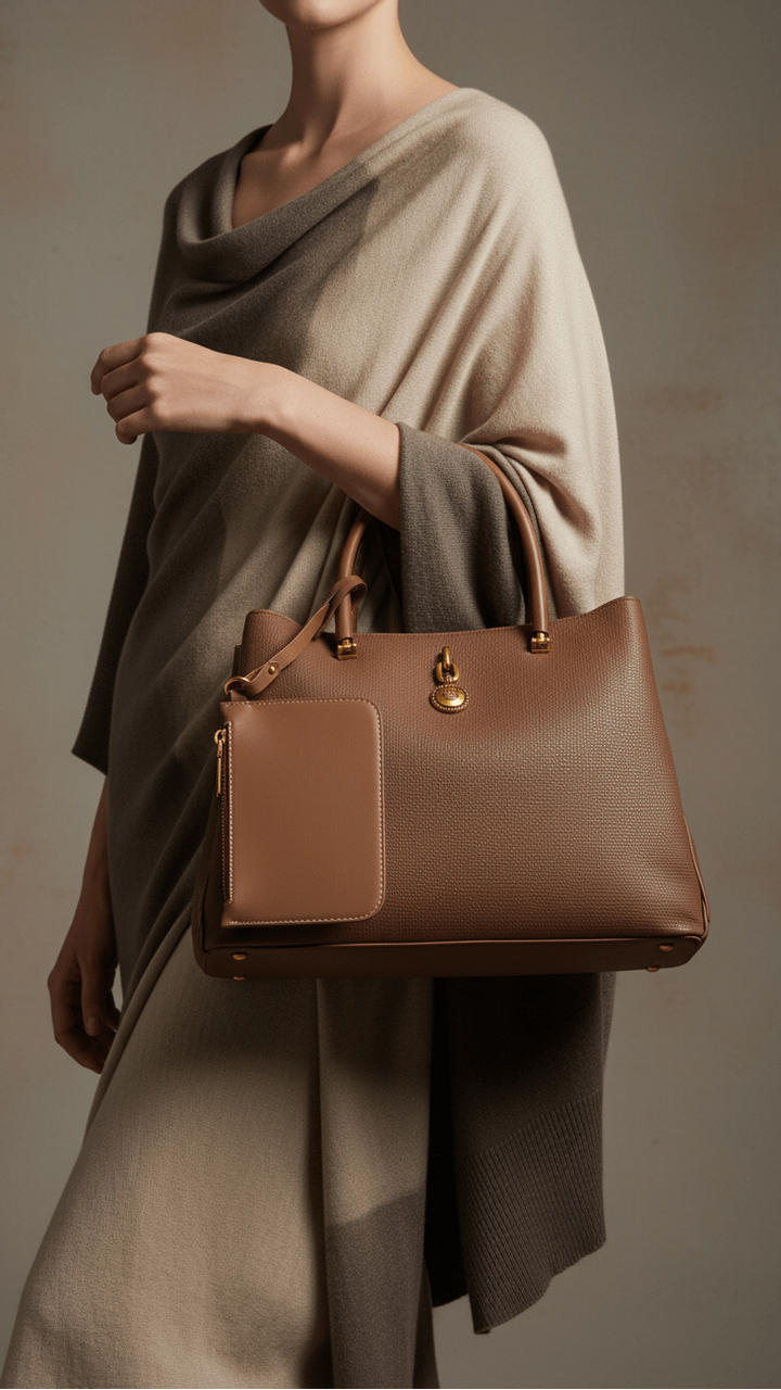Brown Formal Hand Bag P36221