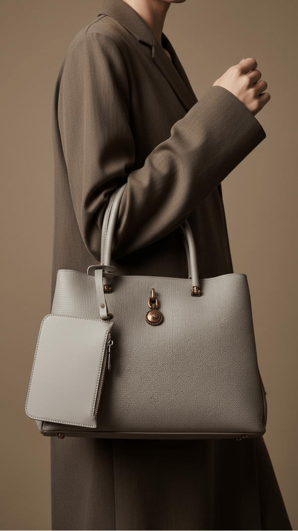 Grey Formal Hand Bag P36221