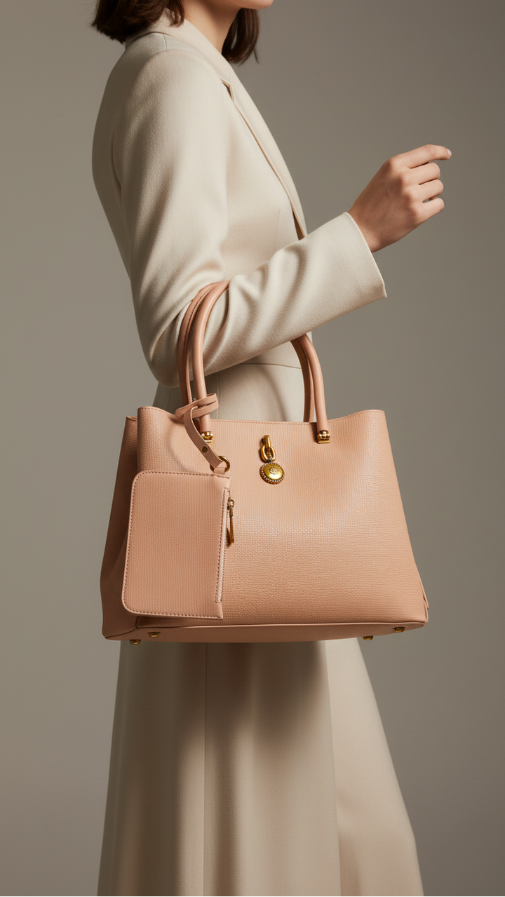 Khaki Formal Hand Bag P36221